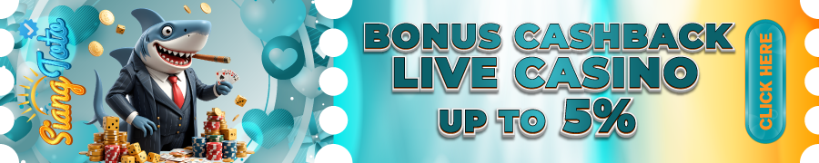  BONUS CASHBACK 5% LIVEGAMES